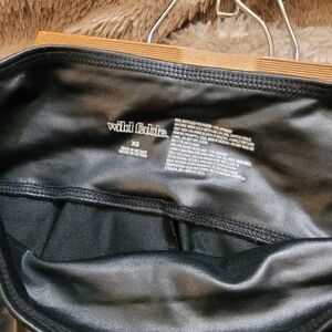 Wild Fable Black Faux Leather Look Pants